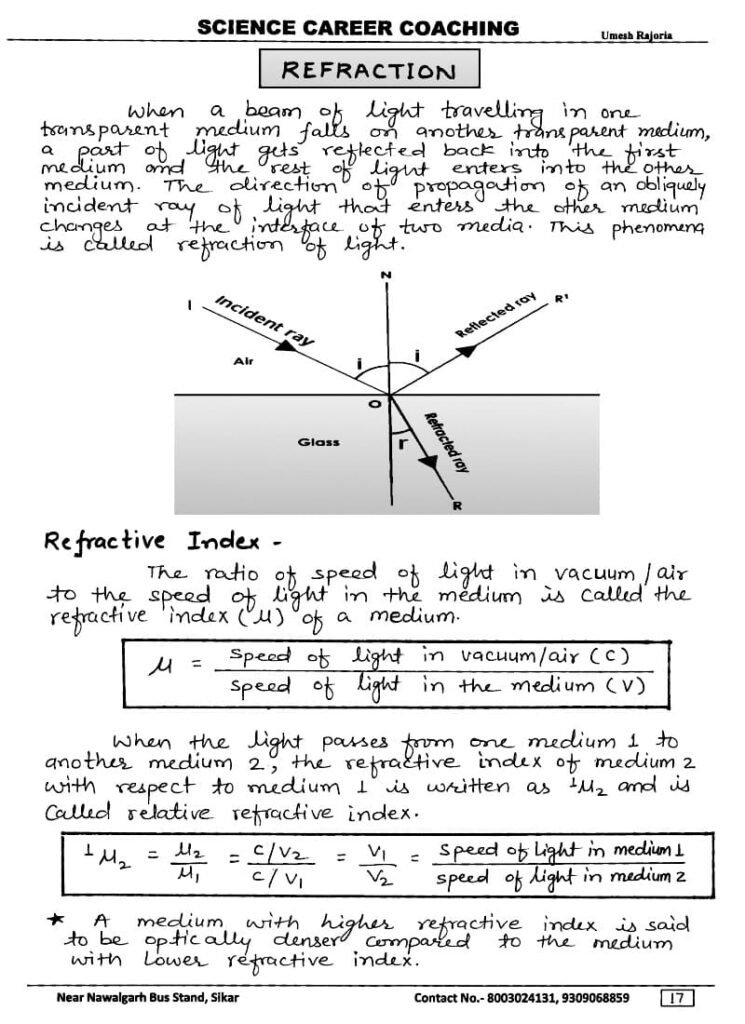 Chapter 9: Ray Optics and Optical Instruments Notes class 12 physics notes
best notes for class 12 physics pdf, best physics notes class 12, best physics notes for neet, cheat notes of physics class 12, class 11 physics notes, class 12 physics all chapter notes pdf, class 12 physics notes, class 12 physics notes pdf download, physics all chapter notes class 12, physics cheat notes class 12, physics class 12 chapter notes, physics class 12 easy notes, physics notes, physics notes and questions, physics notes basic, physics notes book, physics notes by umesh rajoria pdf, physics notes class 10, physics notes class 11, physics notes class 12, physics notes class 12 download, physics notes for neet pdf, physics notes neet