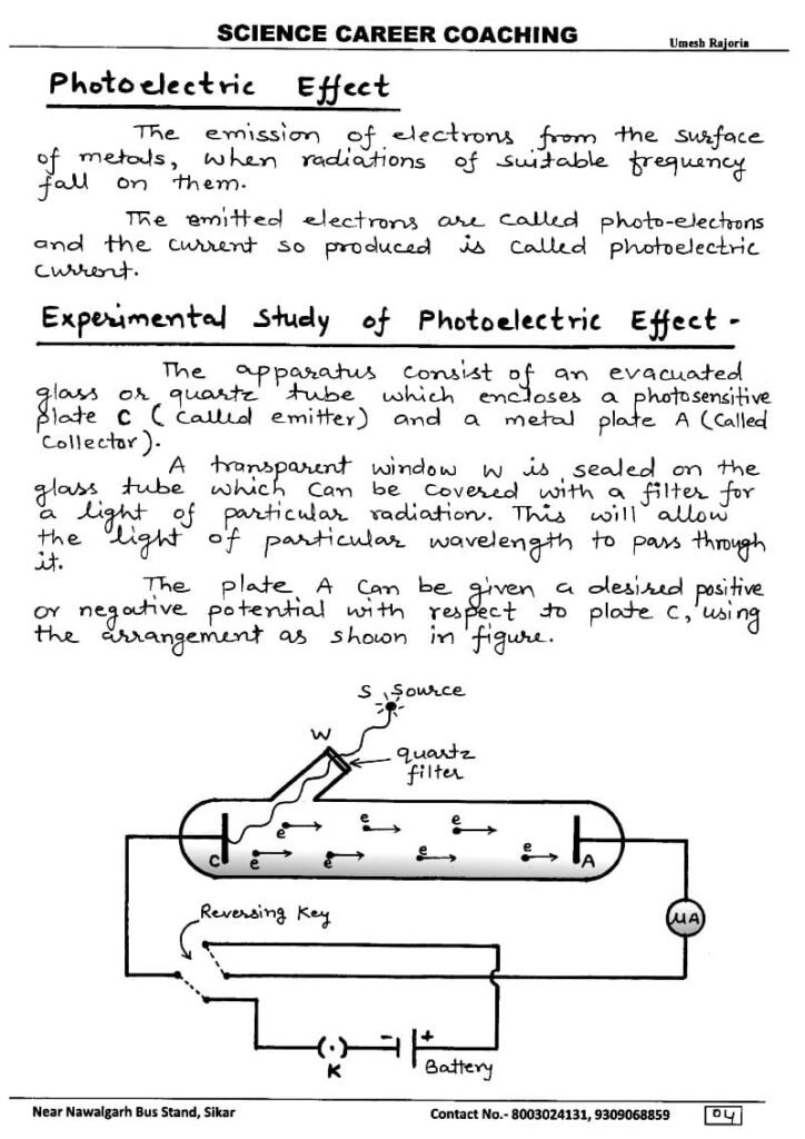 Chapter 11: Dual Nature of Radiation and Matter Notes class 12 physics notes
best notes for class 12 physics pdf, best physics notes class 12, best physics notes for neet, cheat notes of physics class 12, class 11 physics notes, class 12 physics all chapter notes pdf, class 12 physics notes, class 12 physics notes pdf download, physics all chapter notes class 12, physics cheat notes class 12, physics class 12 chapter notes, physics class 12 easy notes, physics notes, physics notes and questions, physics notes basic, physics notes book, physics notes by umesh rajoria pdf, physics notes class 10, physics notes class 11, physics notes class 12, physics notes class 12 download, physics notes for neet pdf, physics notes neet