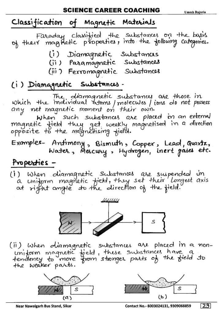 Chapter 5: Magnetism and Matter Notes class 12 physics notes
best notes for class 12 physics pdf, best physics notes class 12, best physics notes for neet, cheat notes of physics class 12, class 10 physics notes, class 11 physics notes, class 12 physics all chapter notes pdf, class 12 physics notes, class 12 physics notes pdf download, physics all chapter notes class 12, physics CBSE NCERT class 12th, physics cheat notes class 12, physics class 12 chapter notes, physics class 12 easy notes, physics handwritten notes for class 11th 12th neet IIT JEE, physics notes, physics notes and questions, physics notes basic, physics notes book, physics notes by umesh rajoria pdf, physics notes class 10, physics notes class 11, physics notes class 12, physics notes class 12 download, physics notes for neet pdf, physics notes neet, umesh rajoria