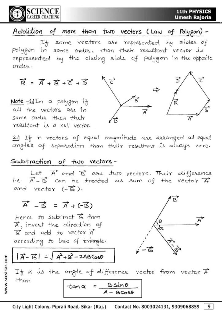 Vector Notes | Class 11 Physics Notes
class 11 vector notes, class 12 physics notes, notes of vector algebra class 12, notes of vector class 11 physics, physics CBSE NCERT class 12th, physics handwritten notes for class 11th 12th neet IIT JEE, physics notes, physics notes book, physics notes by umesh rajoria pdf, physics notes class 11, physics notes class 12, physics notes for neet pdf, physics vector notes, physics wallah vector notes, short notes of vector, umesh rajoria, vector analysis notes class 11, vector notes, vector notes apni kaksha, vector notes class 11, vector notes class 11 pdf, vector notes class 11 physics, vector notes class 11 physics wallah, vector notes class 11th, vector notes download, vector notes for jee mains, vector notes for neet, vector notes jee, vector notes jee mains, vector notes neet, vectors short notes jee