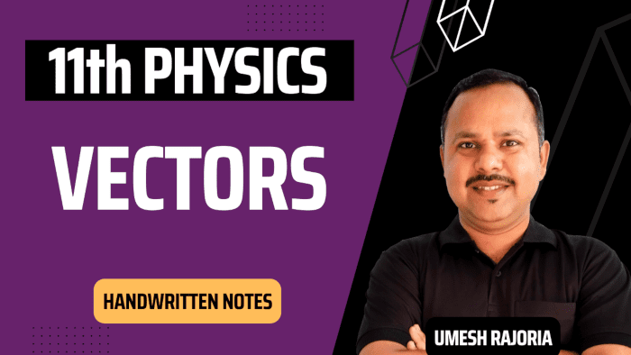 Vector Notes | Class 11 Physics Notes